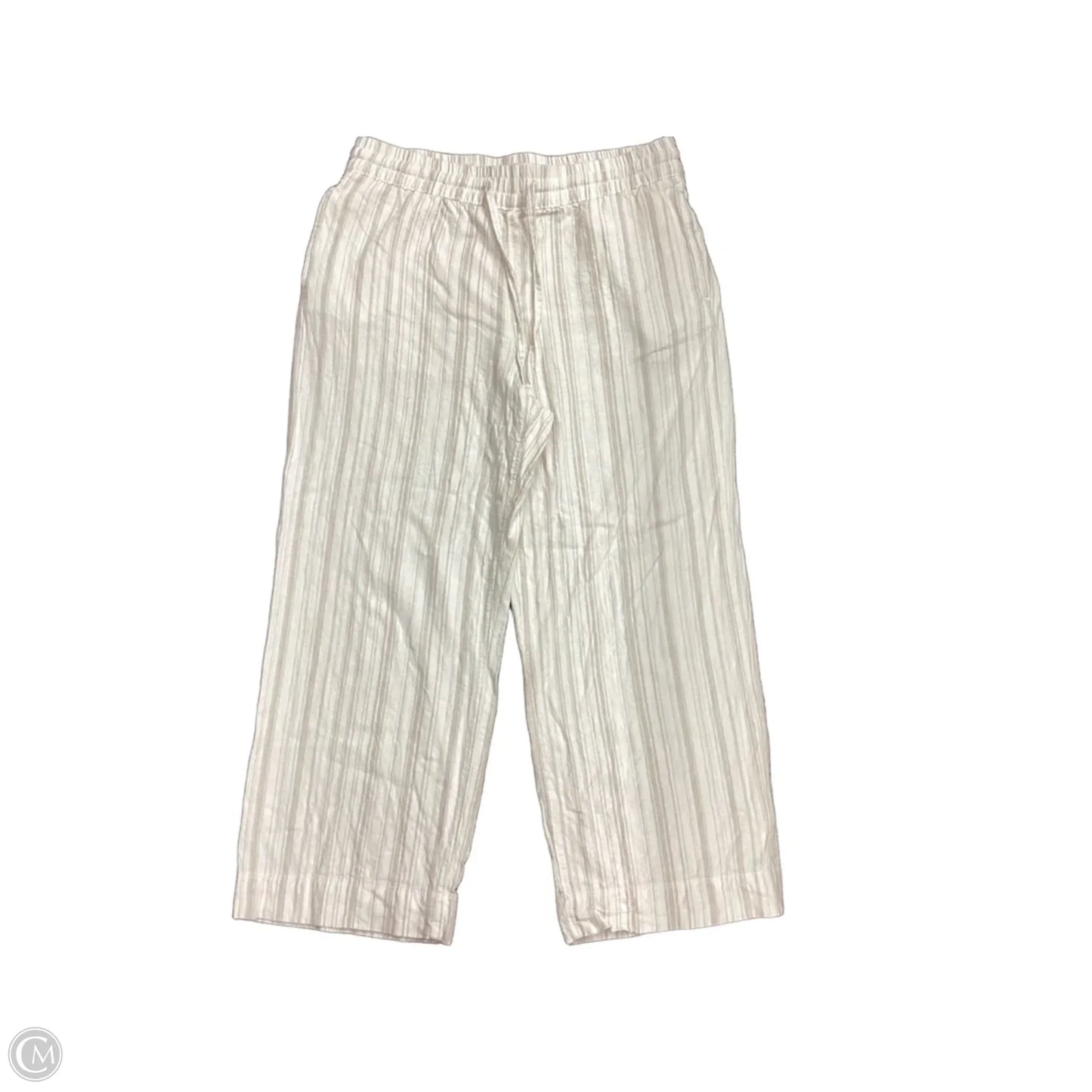 Pants Wide Leg By Sonoma In Cream & Tan, Size: M