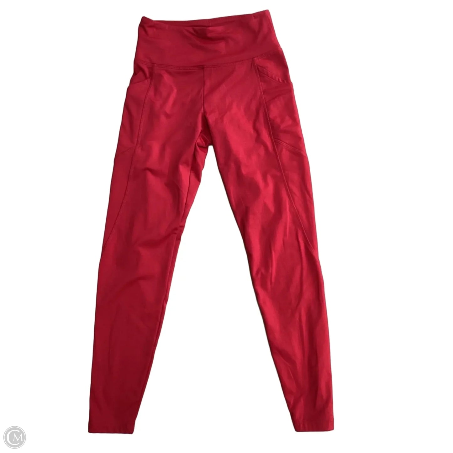 Athletic Leggings By Bally In Red, Size: S