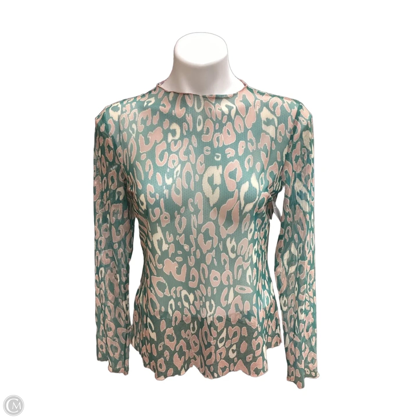Top Long Sleeve By Davi & Dani In Green, Size: M