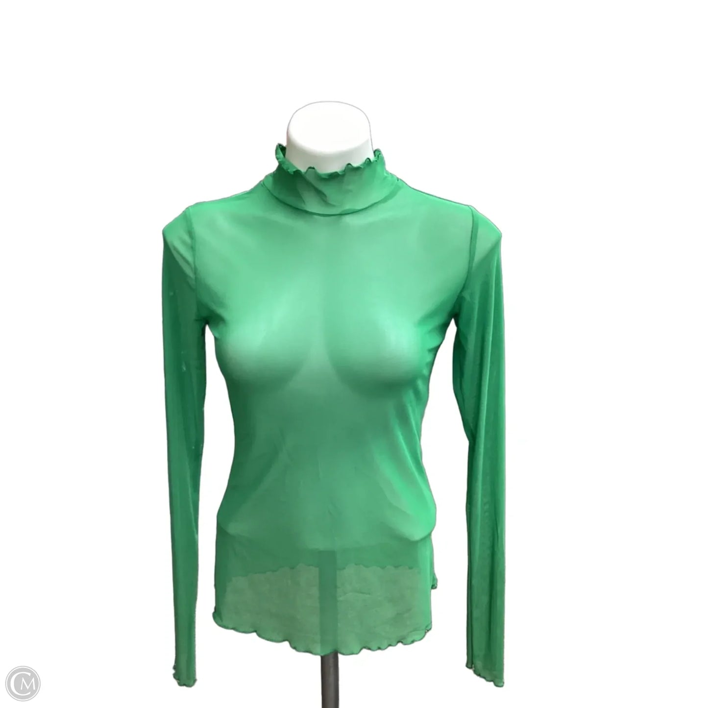 Top Long Sleeve By Jess Lea In Green, Size: S