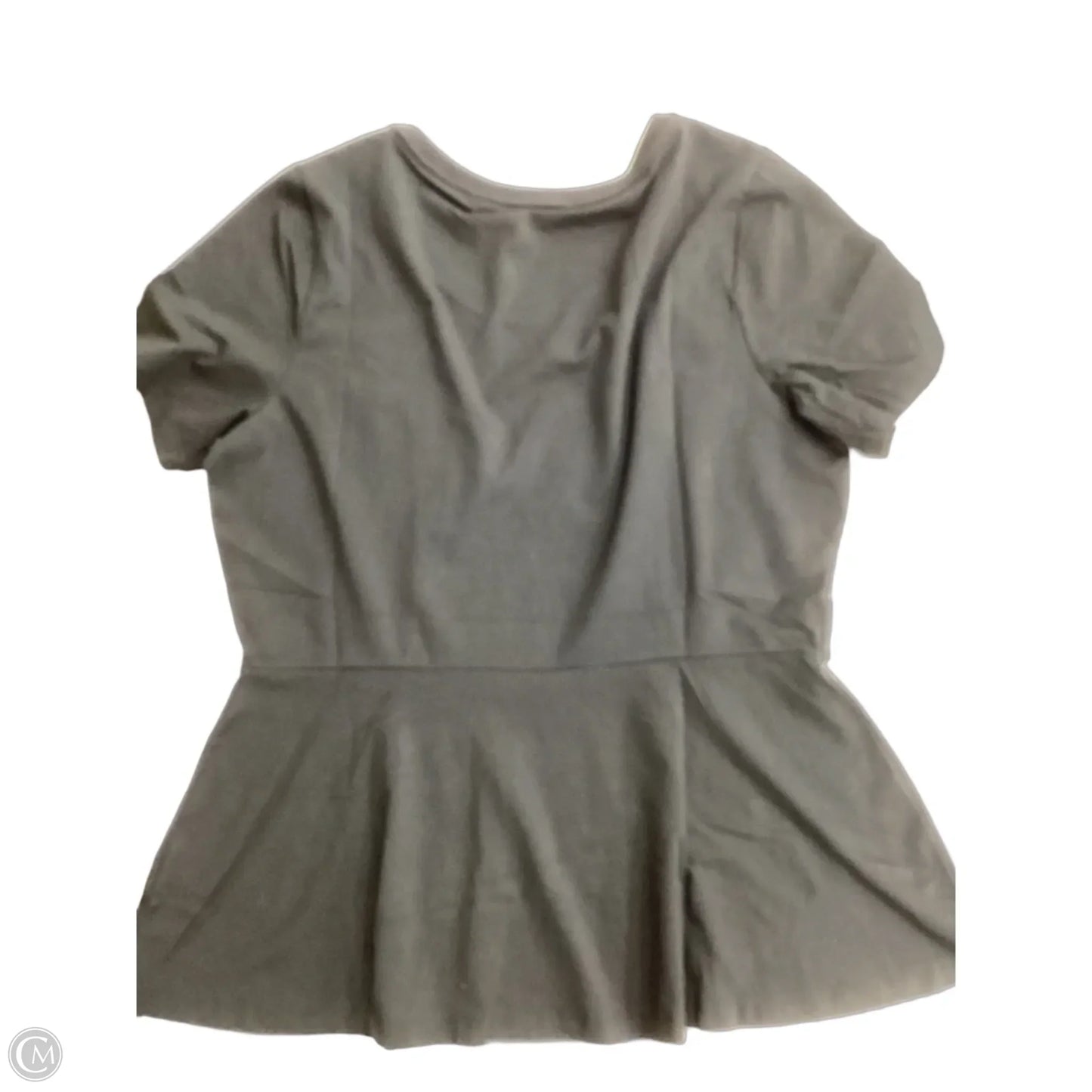 Top Short Sleeve Basic By Isaac Mizrahi Live Qvc In Black, Size: L