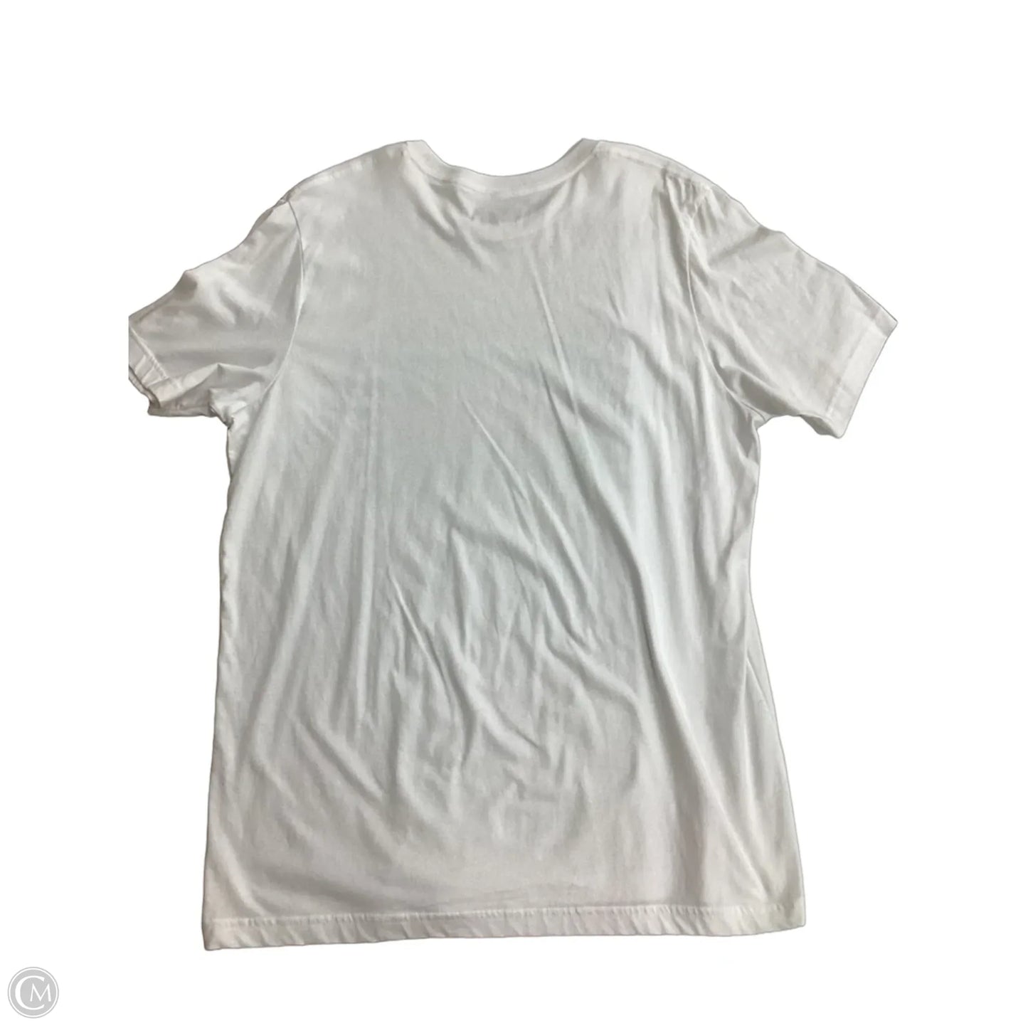Top Short Sleeve Basic By Clothes Mentor In White, Size: Xl