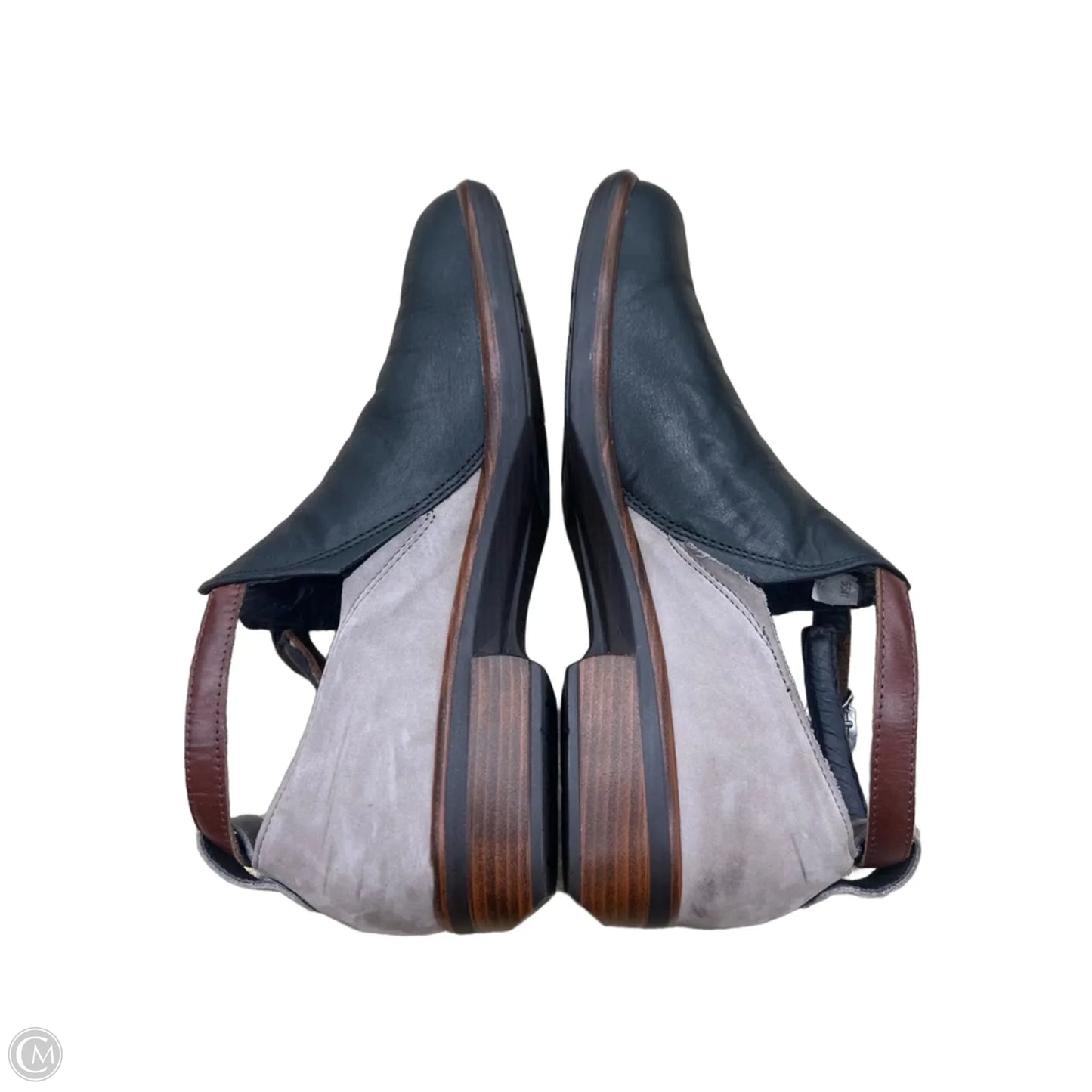 Boots Leather By Naot In Black & Grey, Size: 8