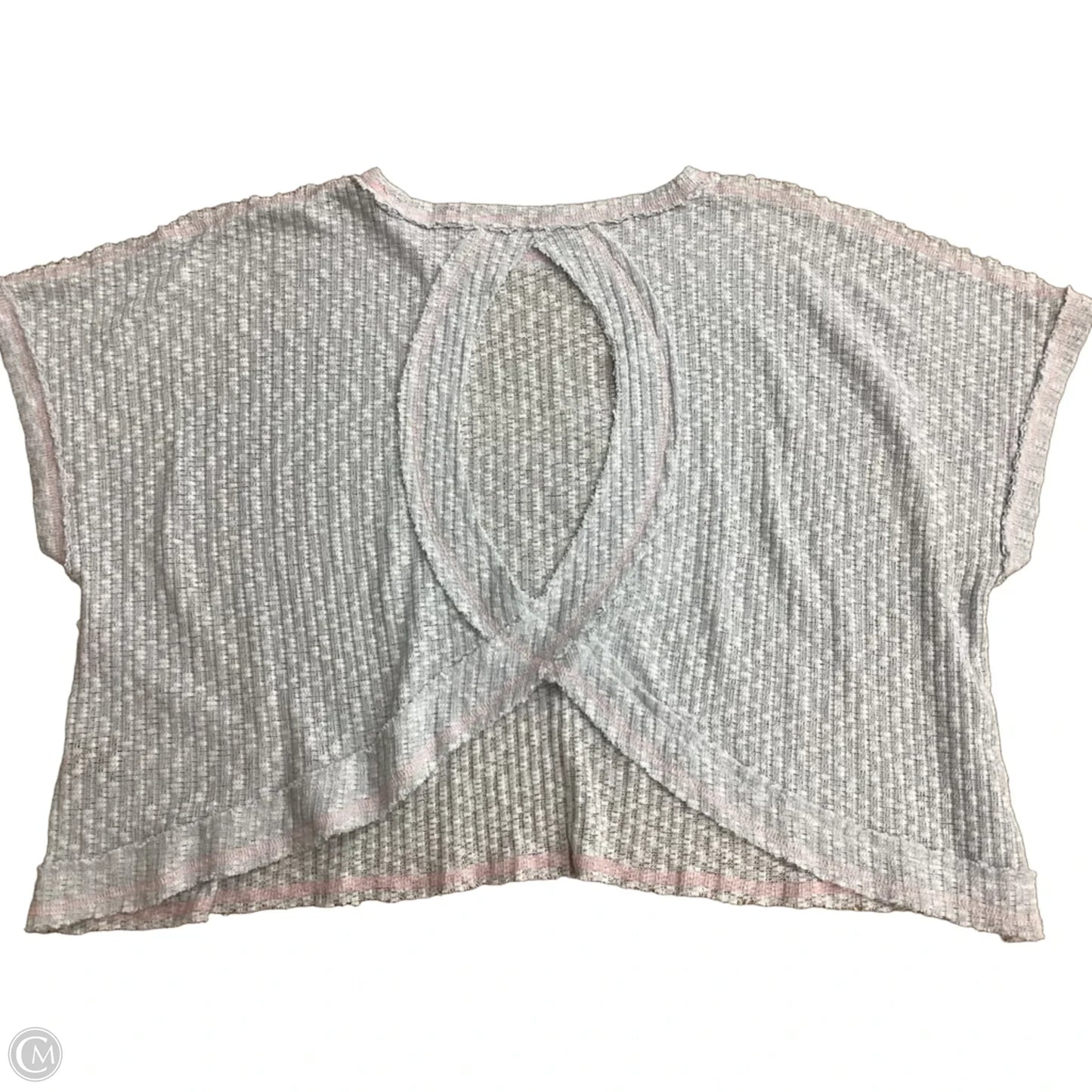 Top Short Sleeve By Pol In Blue, Size: L