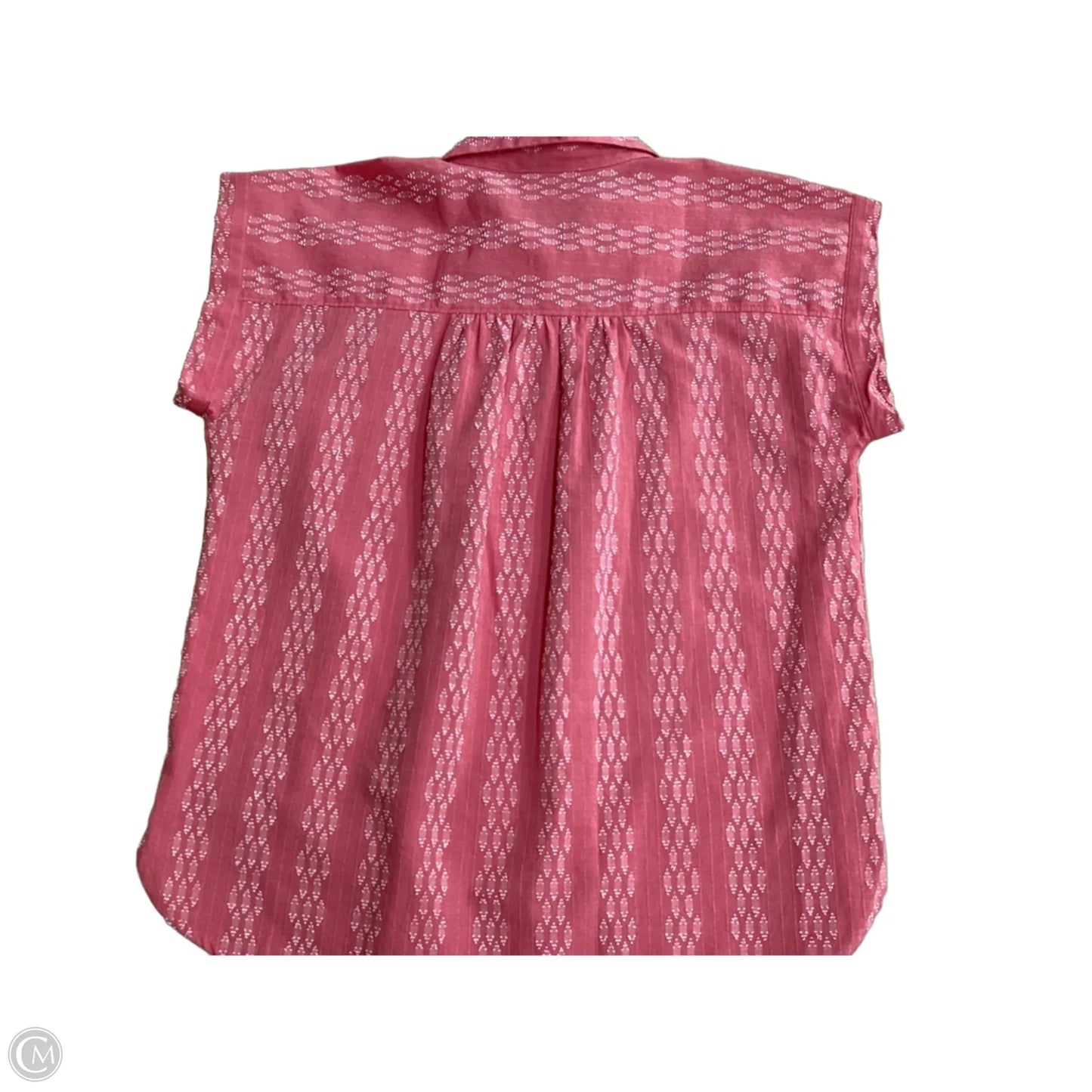 Top Short Sleeve By Loft In Pink, Size: S
