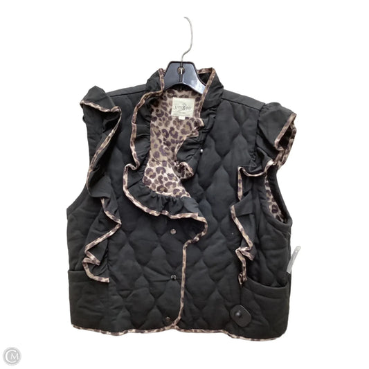 Vest Puffer & Quilted By Umgee In Animal Print, Size: L