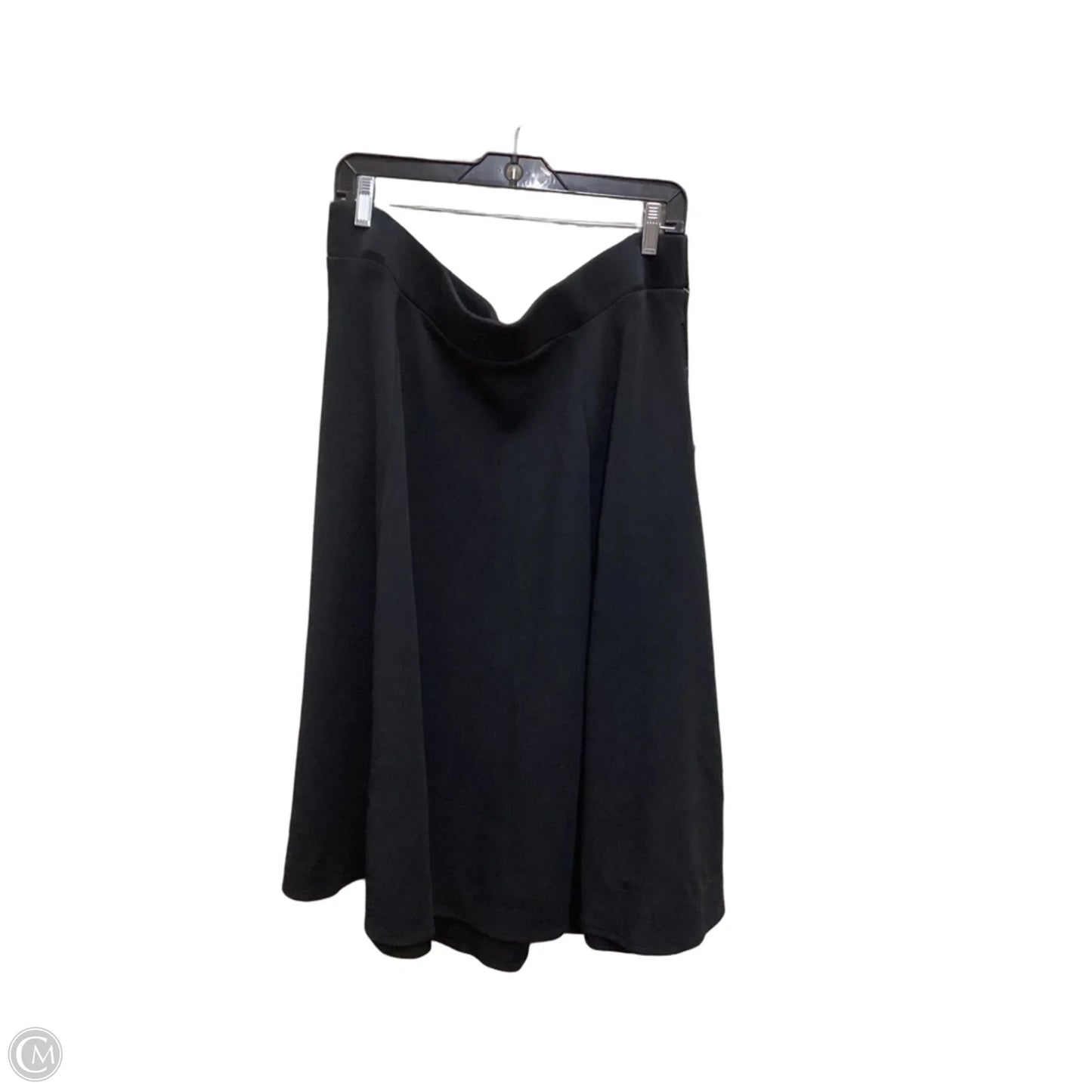 Skirt Midi By Lane Bryant In Black, Size: 16