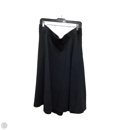 Skirt Midi By Lane Bryant In Black, Size: 16