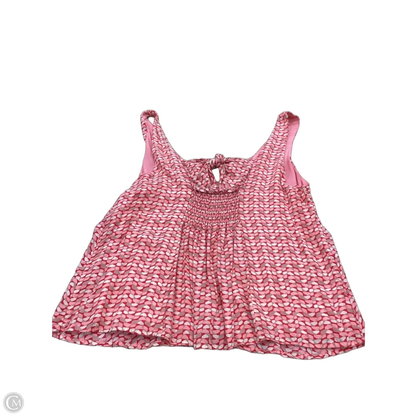 Blouse Sleeveless By Maeve In Pink & Red, Size: S