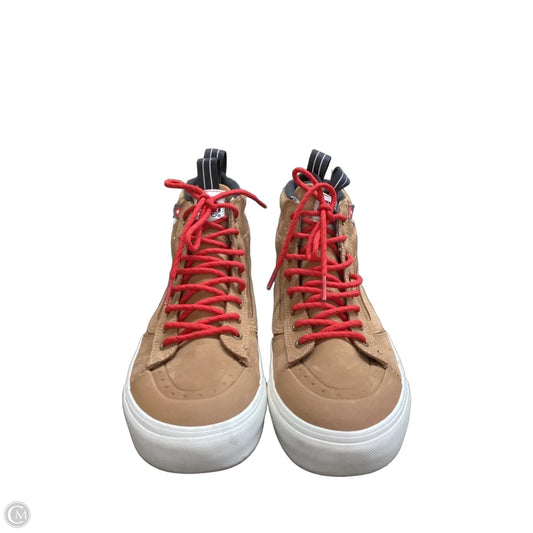 Shoes Sneakers By Vans In Brown, Size: 9.5