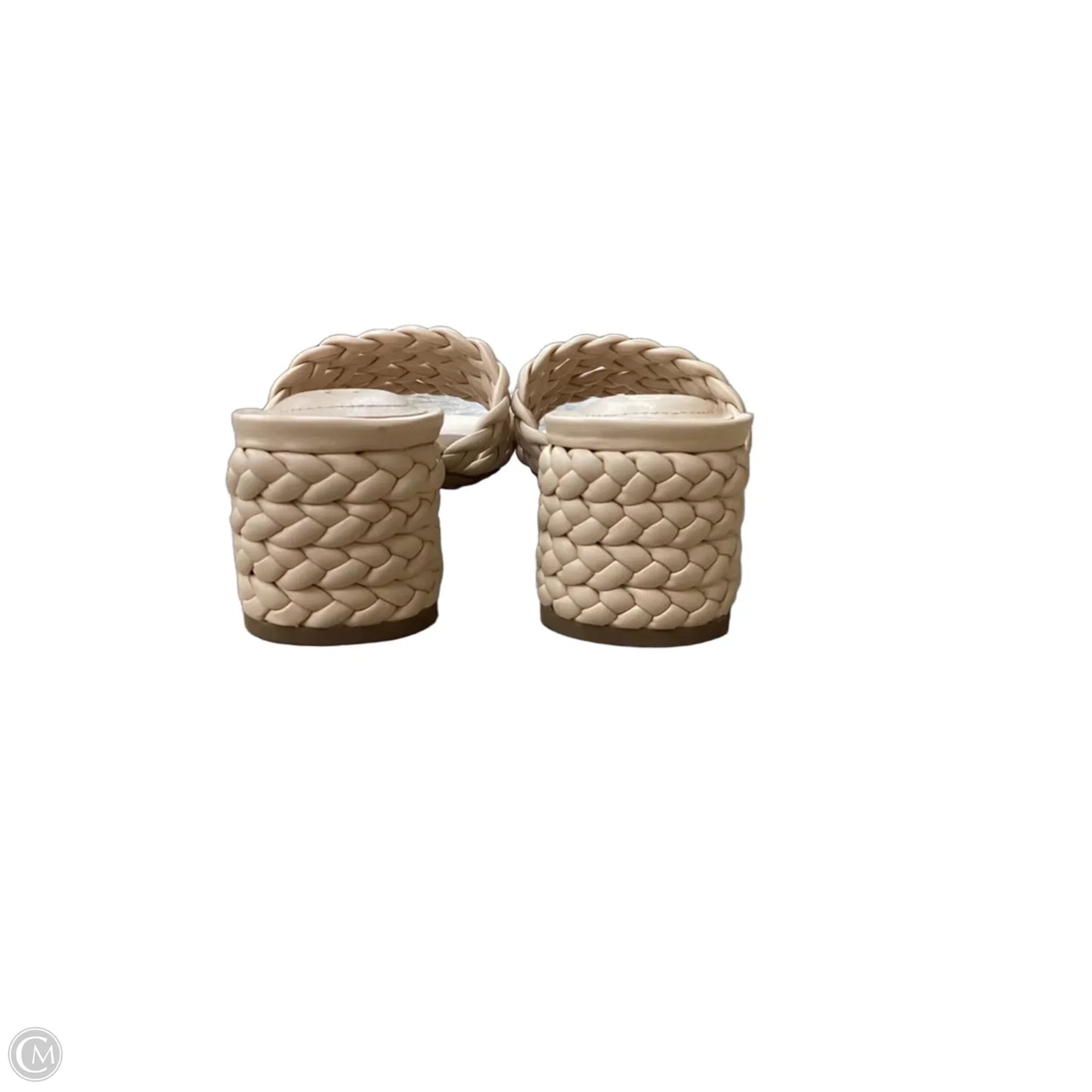 Sandals Heels Block By Chicos In Beige, Size: 7