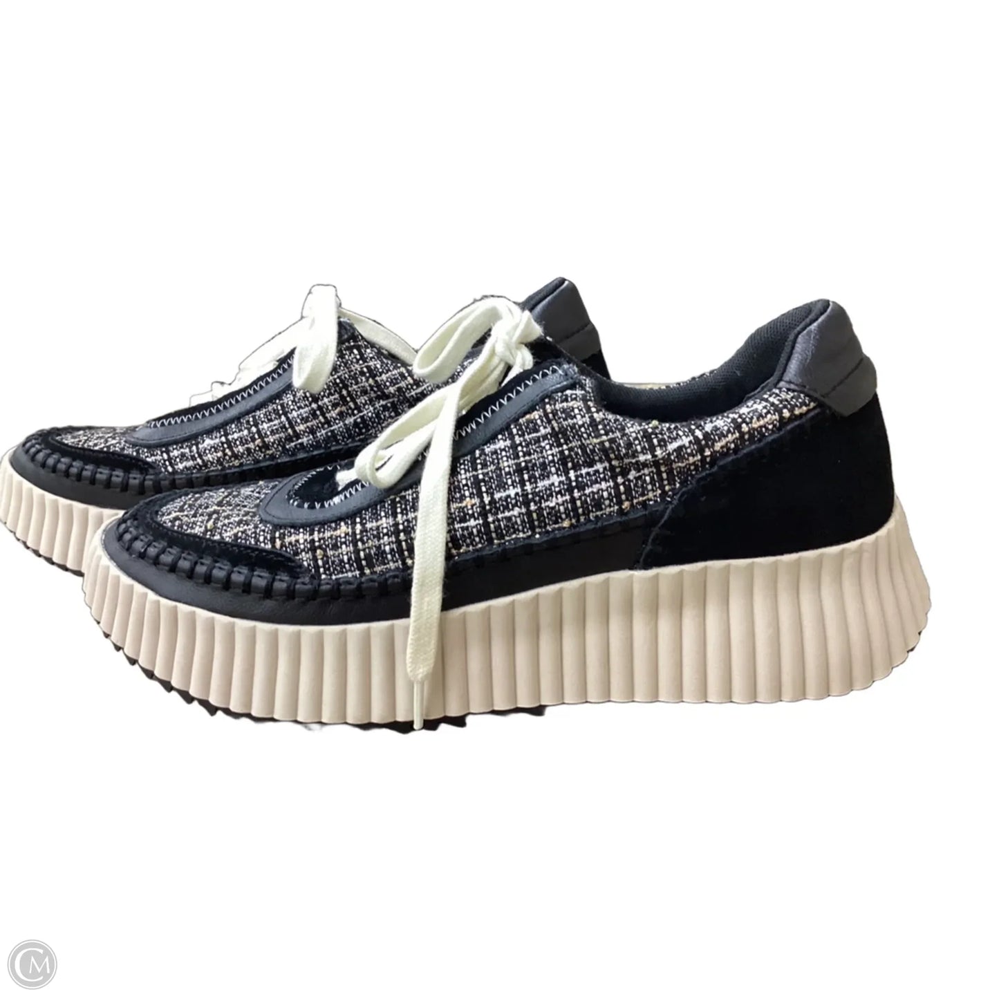 Shoes Sneakers By Dolce Vita In Black & Tan, Size: 8.5