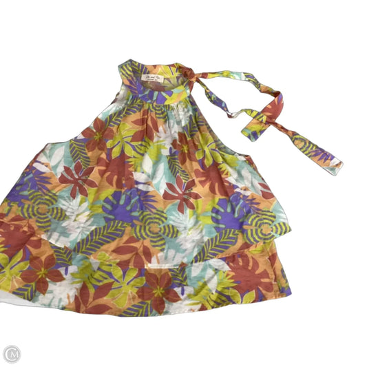 Blouse Sleeveless By Doe & Rae In Floral Print, Size: S