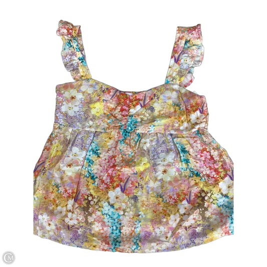Top Sleeveless By Pink Lily In Multi-colored, Size: L