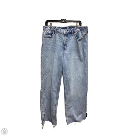 Jeans Wide Leg By Old Navy In Blue Denim, Size: 14