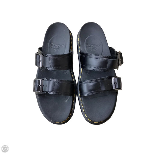 Sandals Flats By Dr Martens In Black, Size: 7