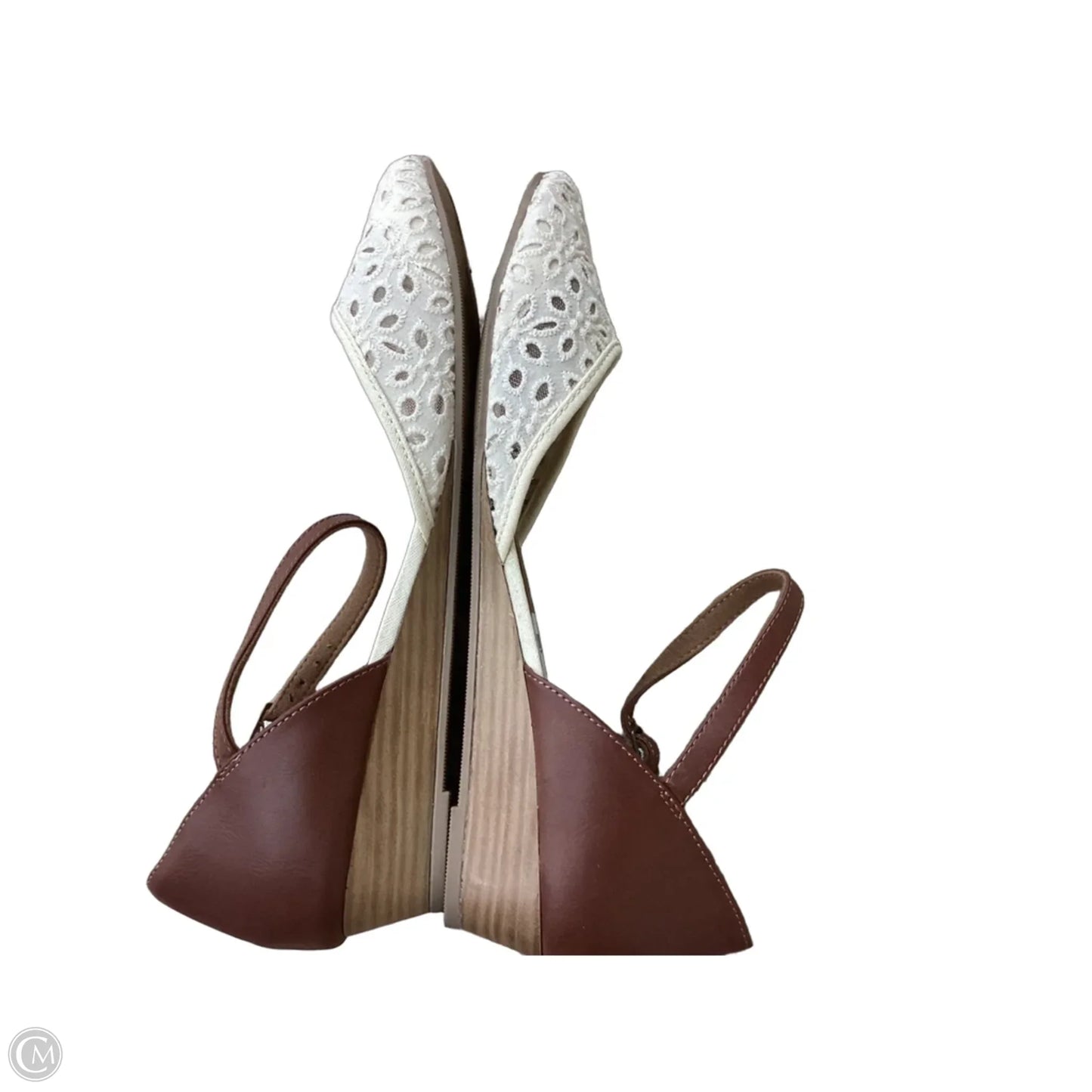 Shoes Flats By Seychelles In Brown & Cream, Size: 11