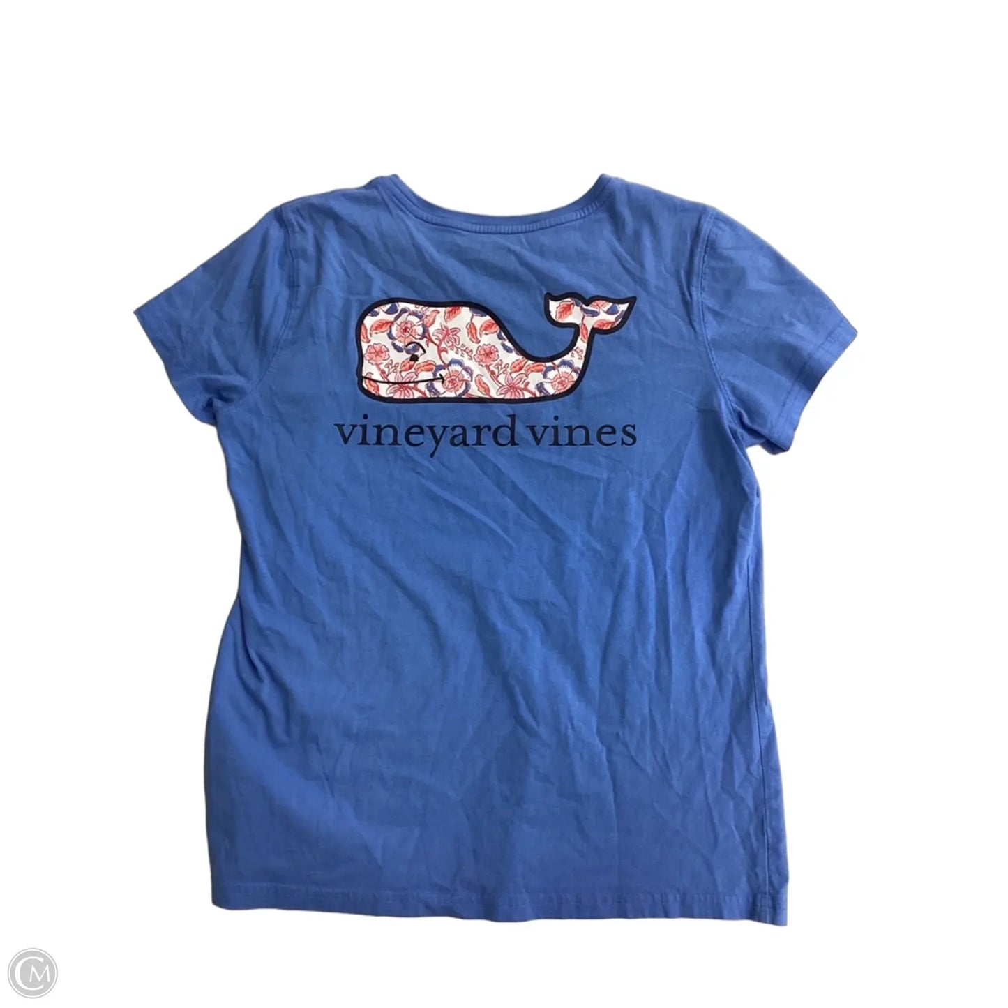 Top Short Sleeve By Vineyard Vines In Blue, Size: M