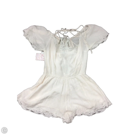 Romper By Free People In Ivory, Size: S