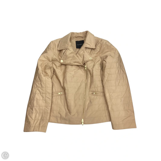 Jacket Puffer & Quilted By Talbots In Tan, Size: L