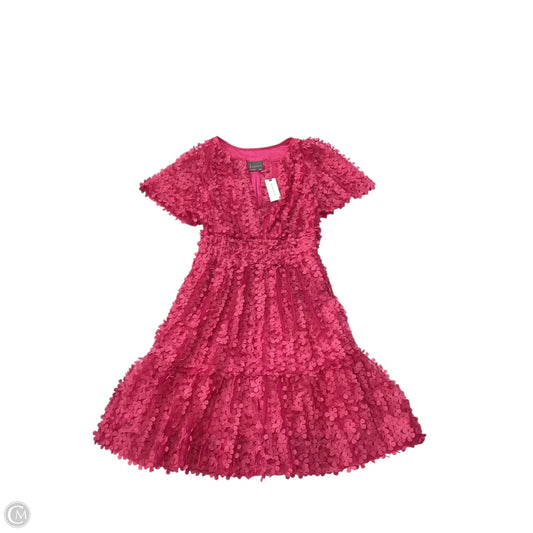 Dress Party Short By Anthropologie In Pink, Size: Xs
