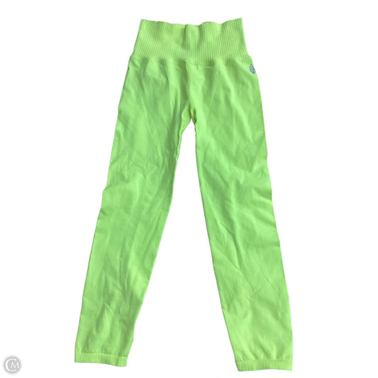 Athletic Leggings By Free People In Yellow, Size: M