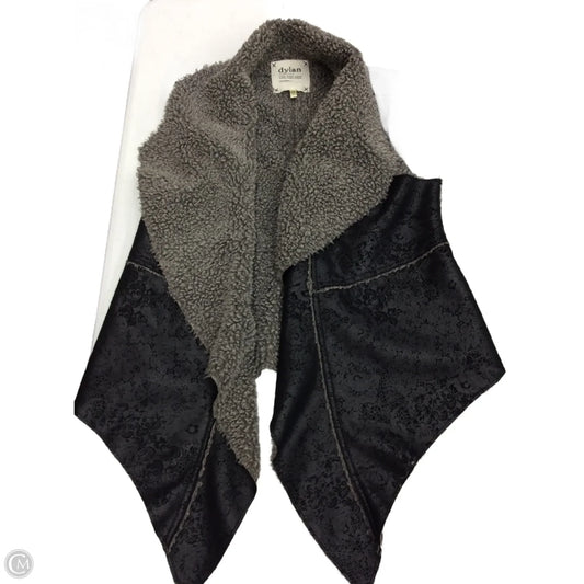 Vest Faux Fur & Sherpa By Dylan In Black, Size: S