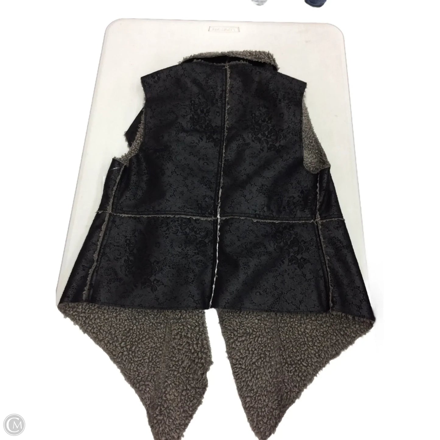 Vest Faux Fur & Sherpa By Dylan In Black, Size: S