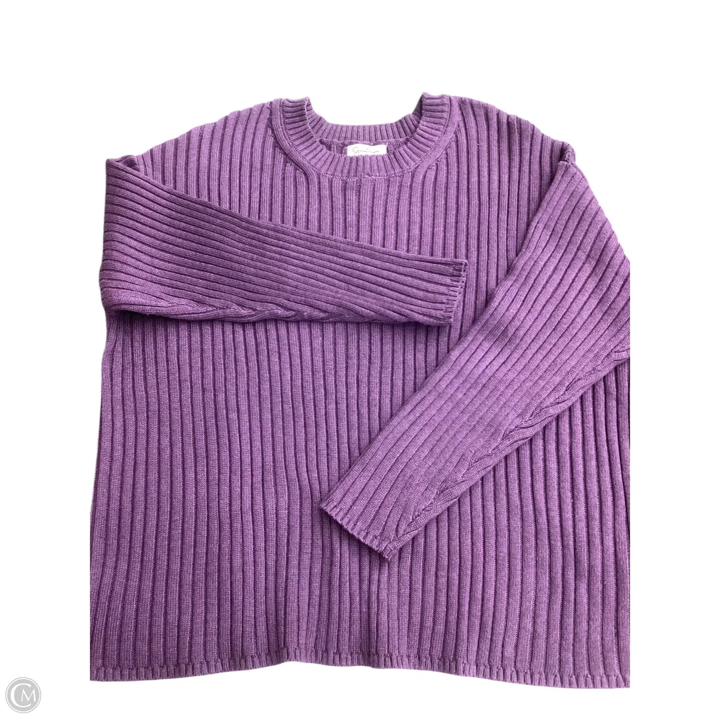 Sweater By Jessica Simpson In Purple, Size: 2x