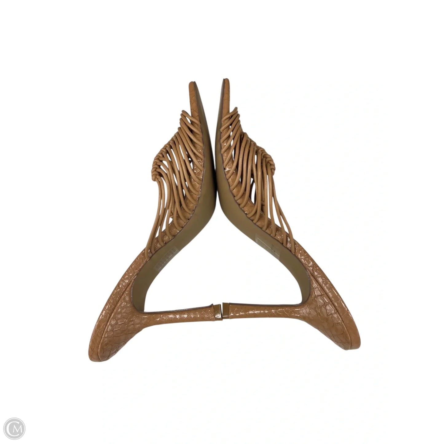 Sandals Heels Stiletto By Steve Madden In Brown, Size: 8.5