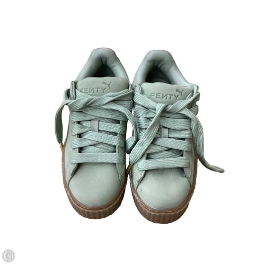 Shoes Sneakers By Puma In Green, Size: 9