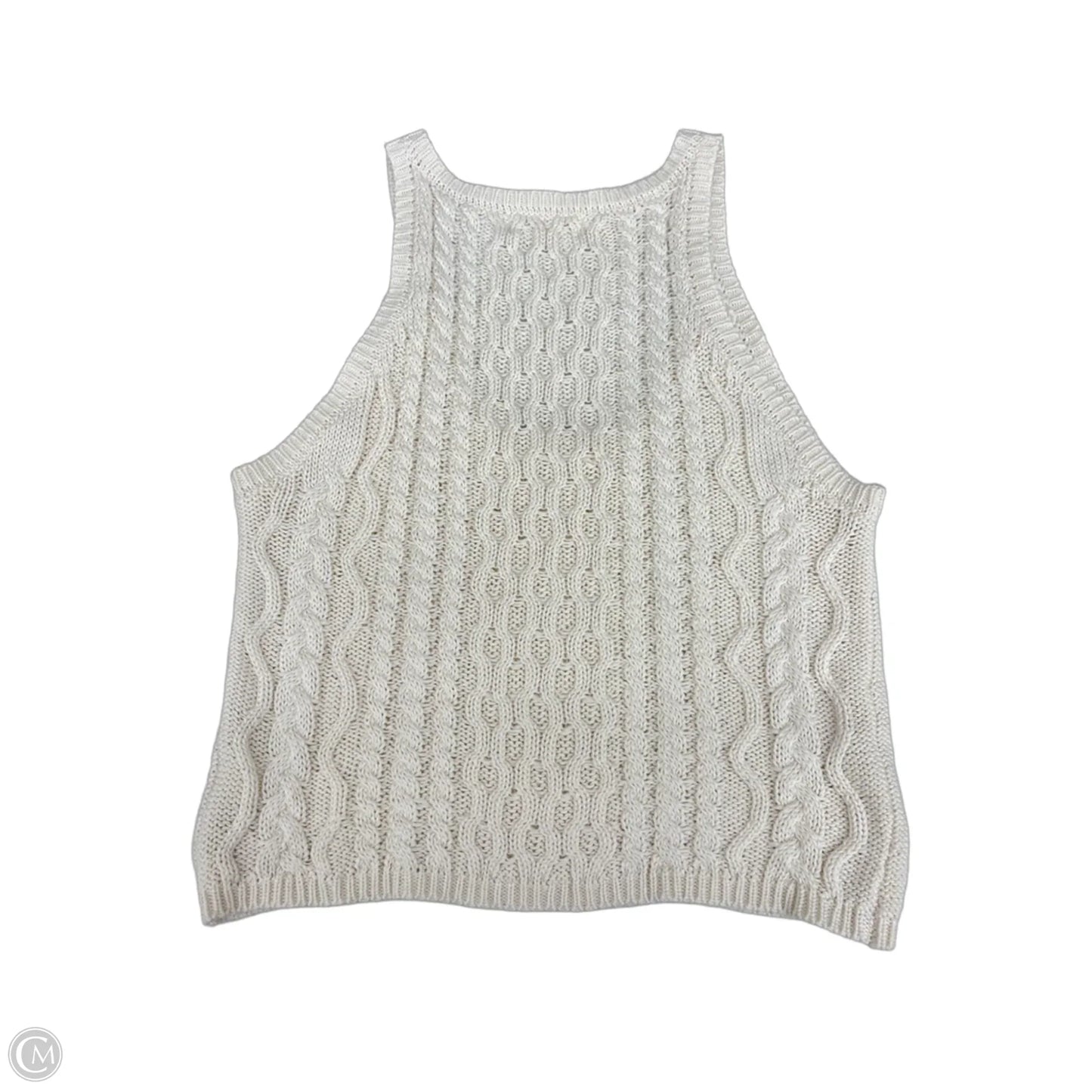 Top Sleeveless By By Together In Cream, Size: S