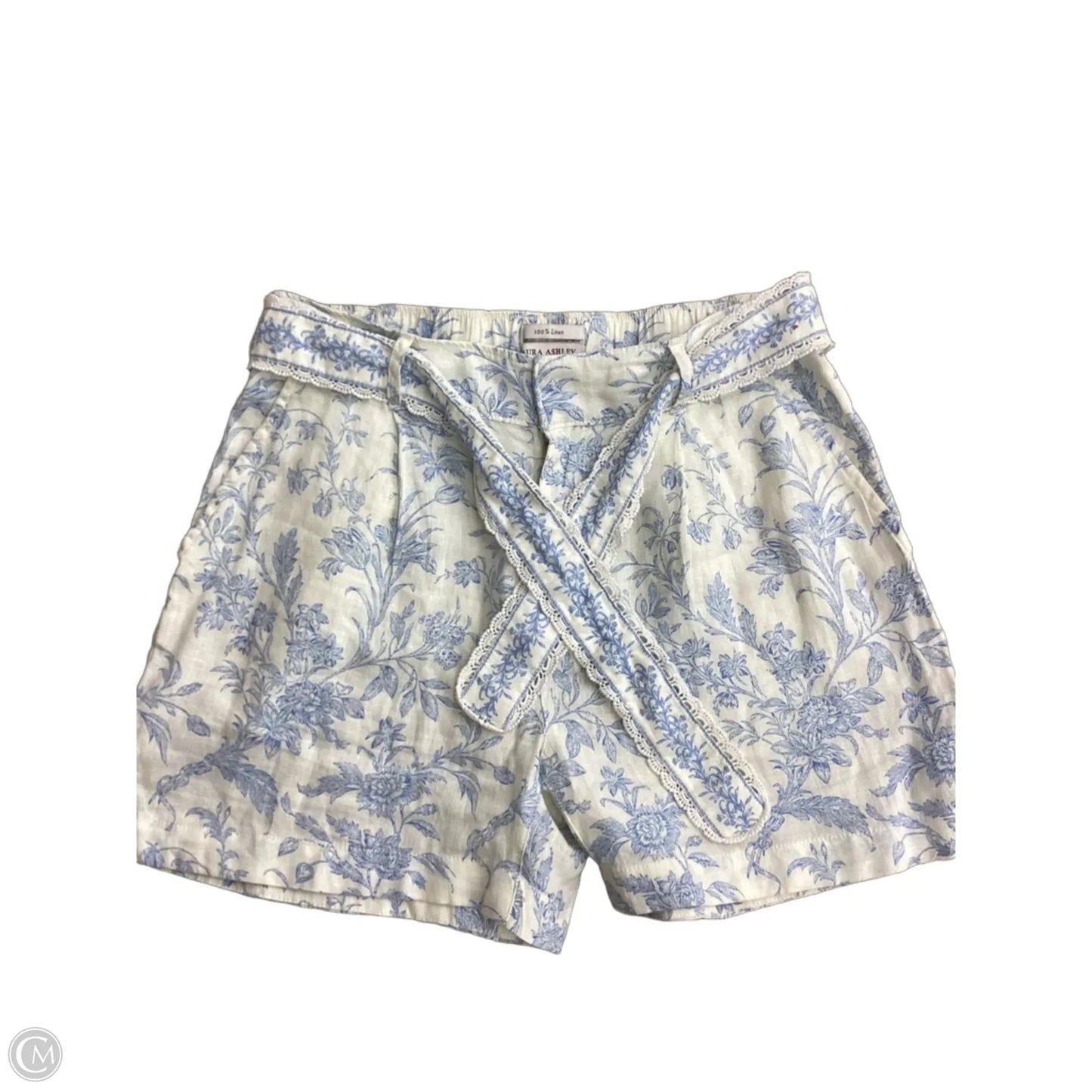 Shorts By Laura Ashley In Blue, Size: M