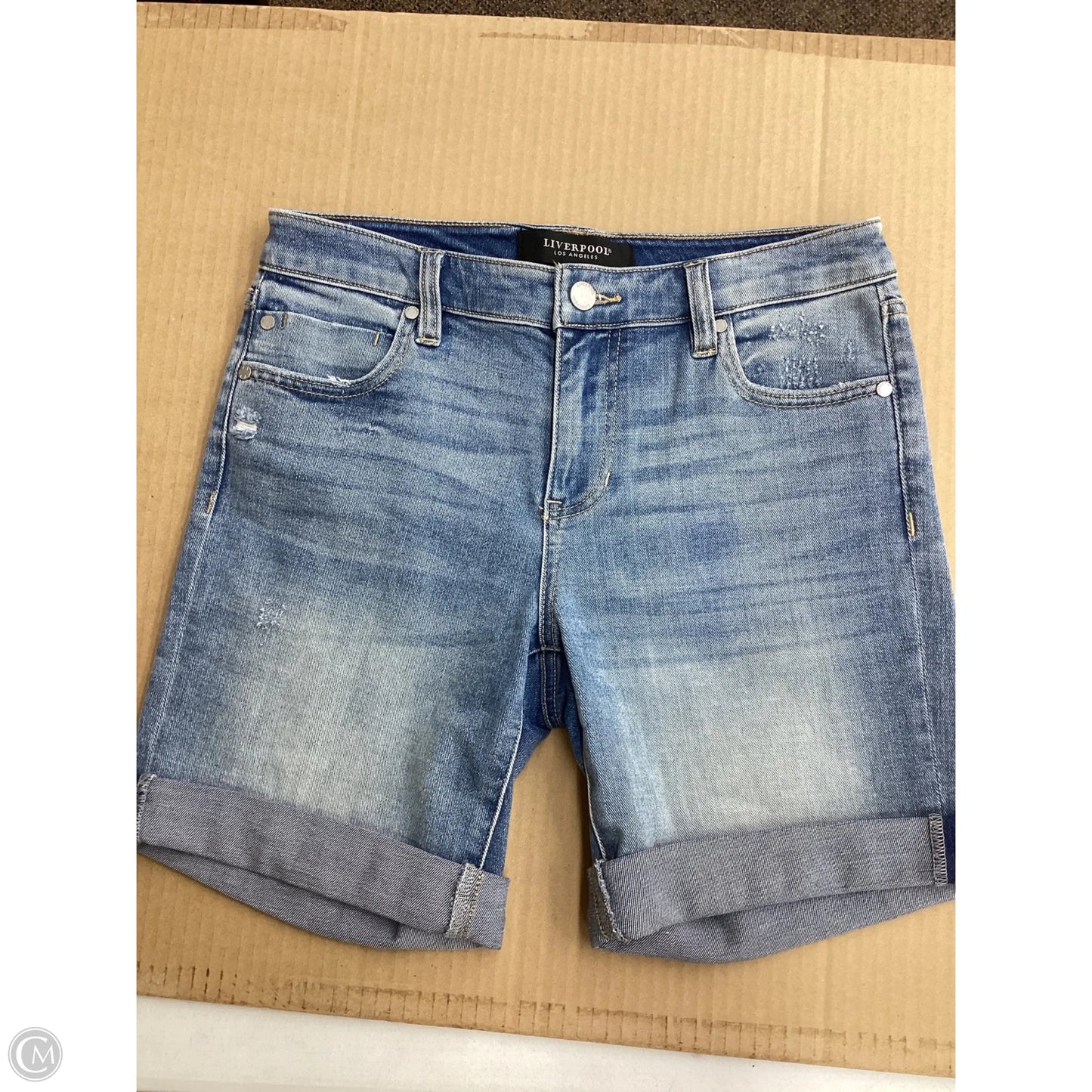 Shorts By Liverpool In Blue Denim, Size: 2