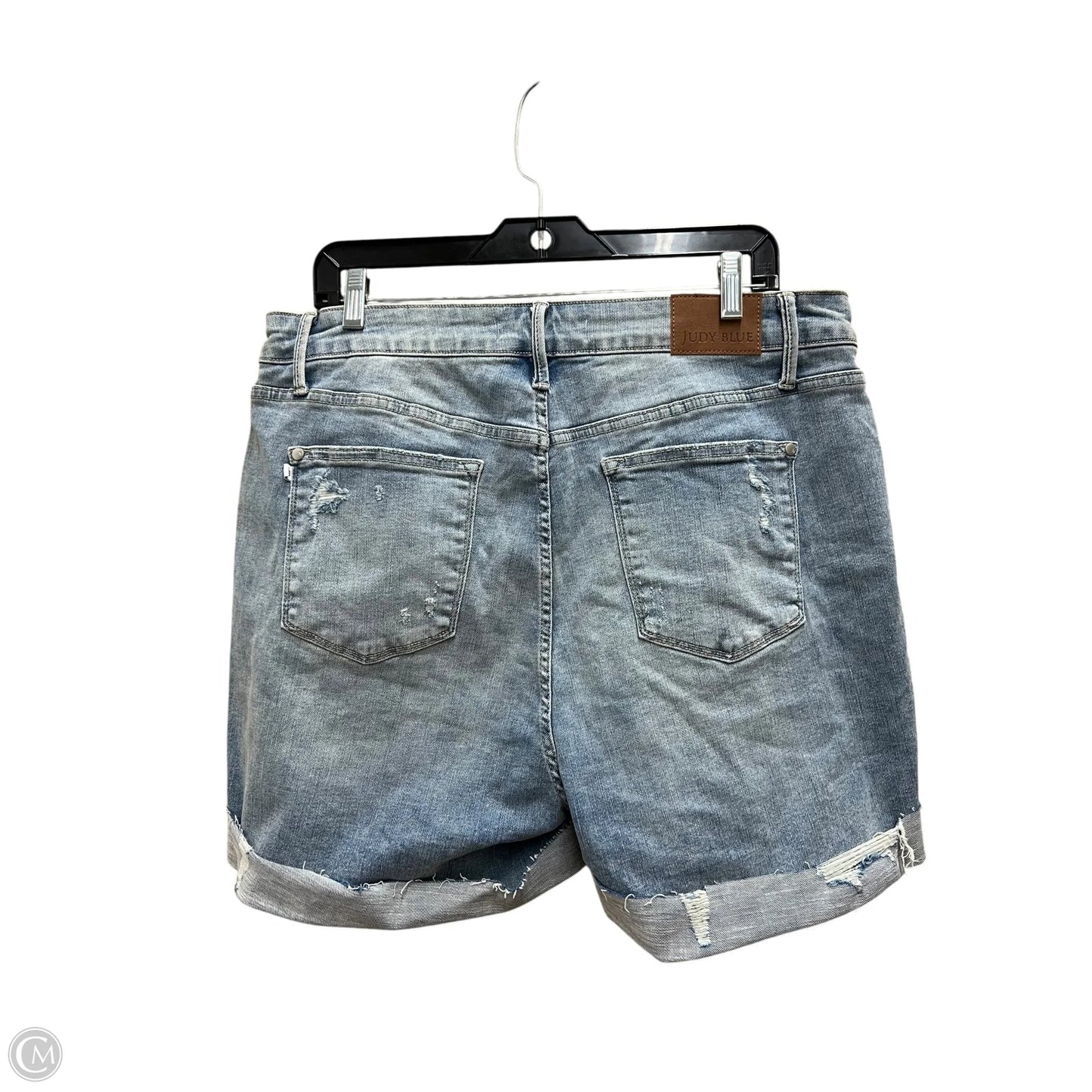 Shorts By Judy Blue In Blue Denim, Size: 2x