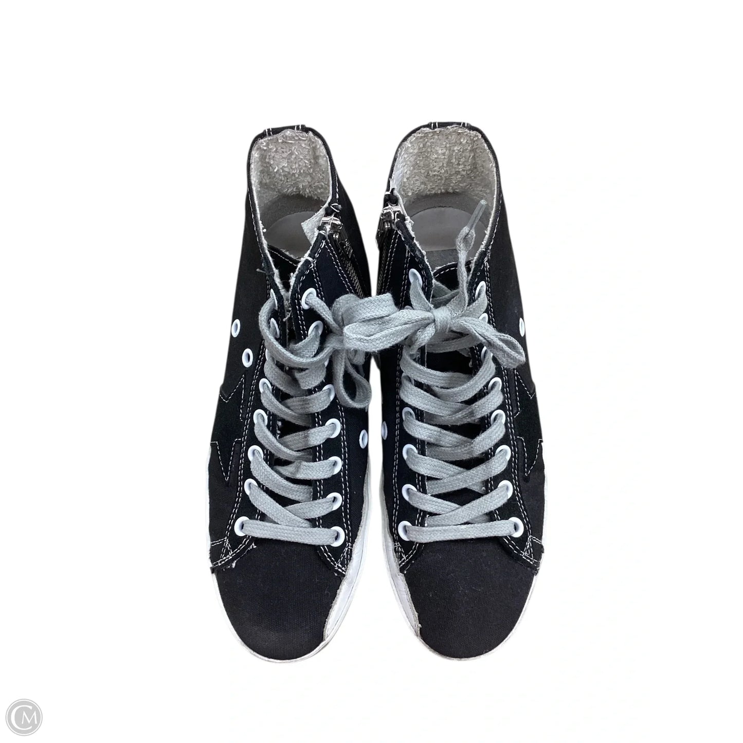 Shoes Sneakers By Golden Goose In Black White, Size: 5