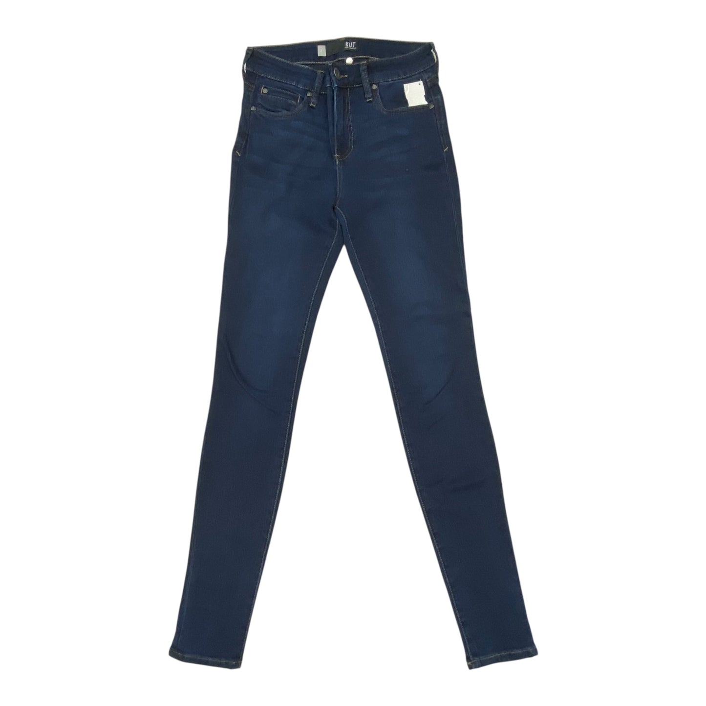 Jeans Skinny By Kut In Blue Denim, Size:2