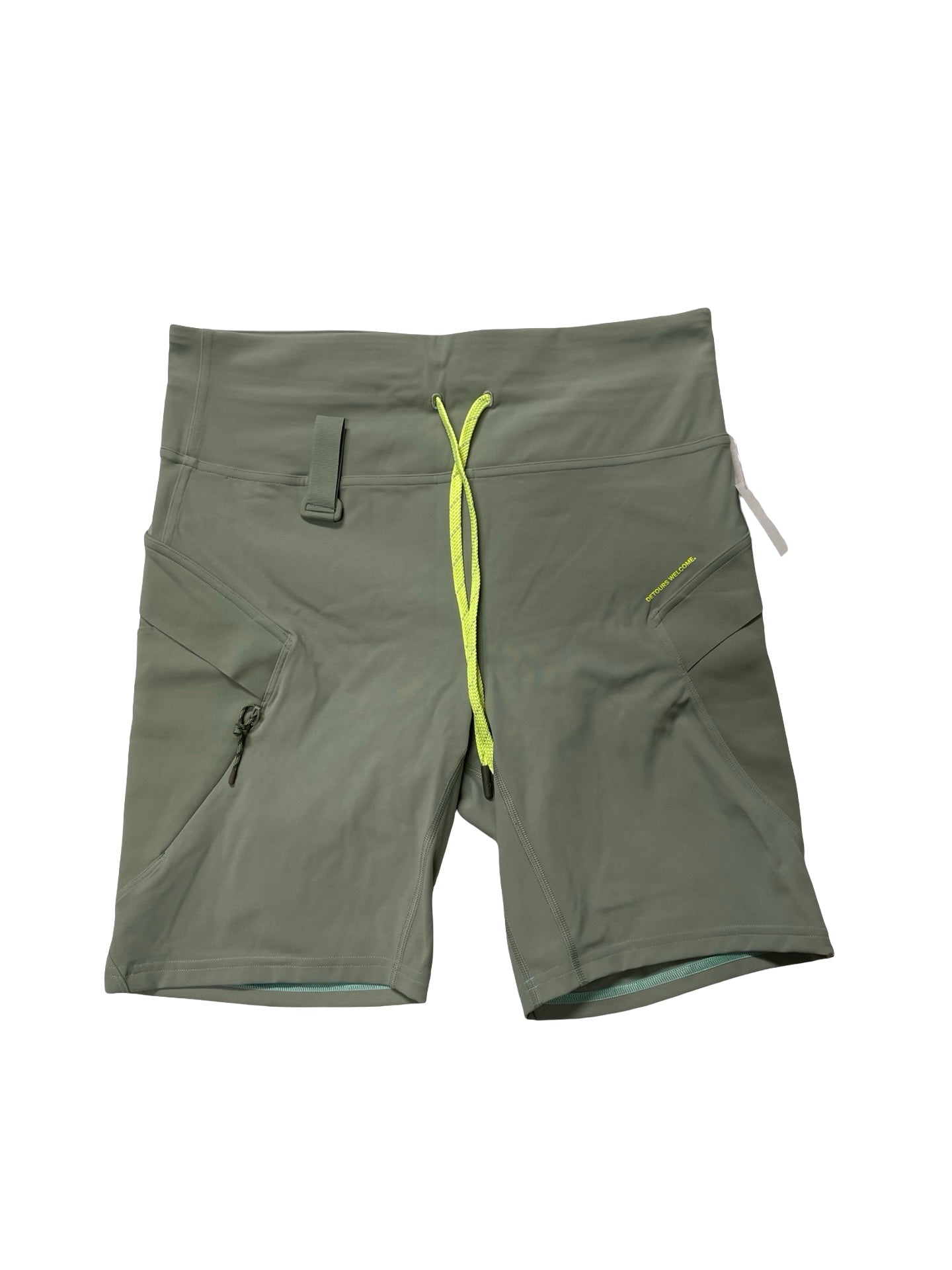 Athletic Shorts By Lululemon In Green, Size:12