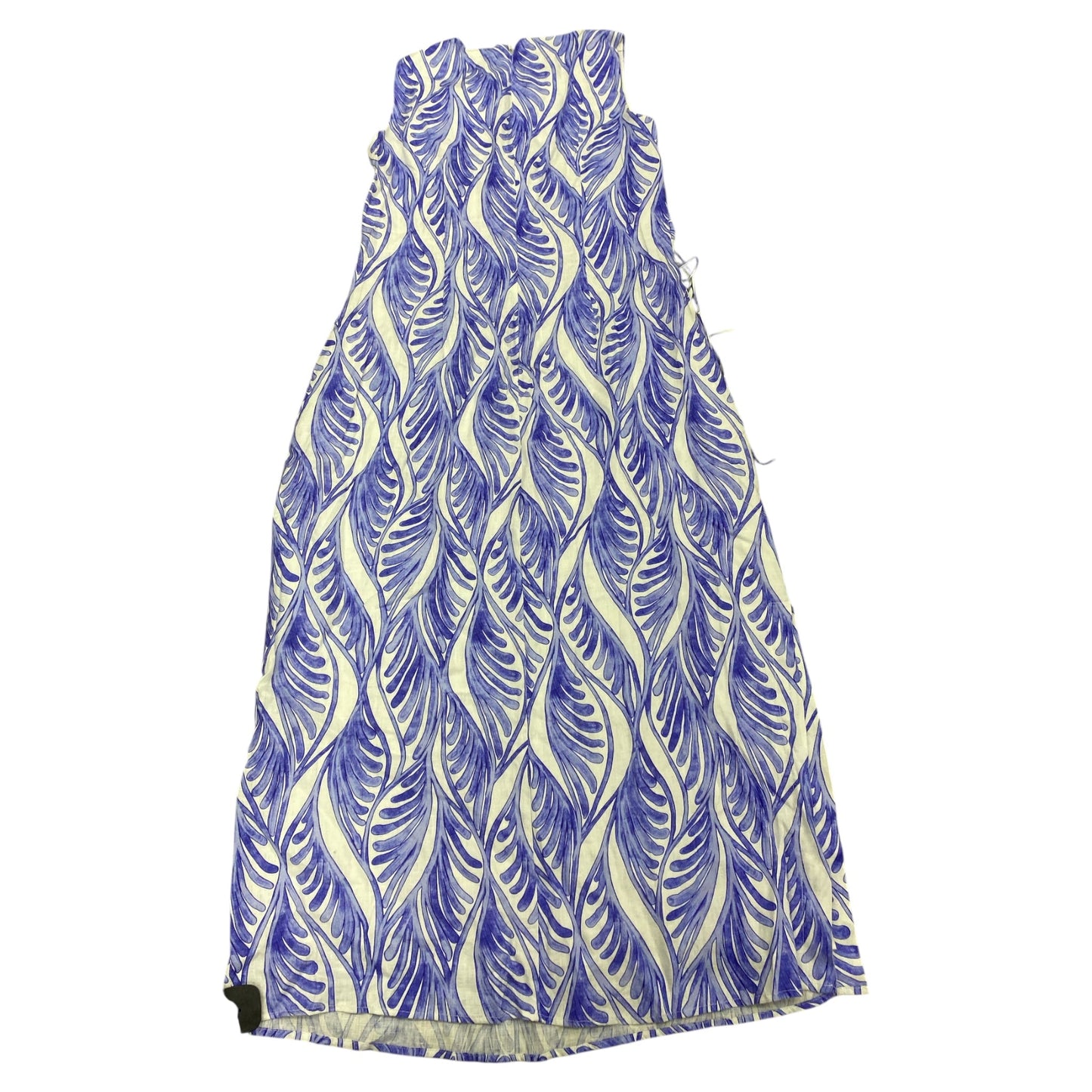 Dress Casual Midi By Magaschoni In Blue & White, Size:8