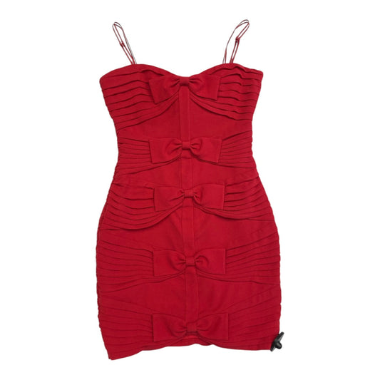 Dress Casual Short By Bcbgmaxazria In Red, Size:4