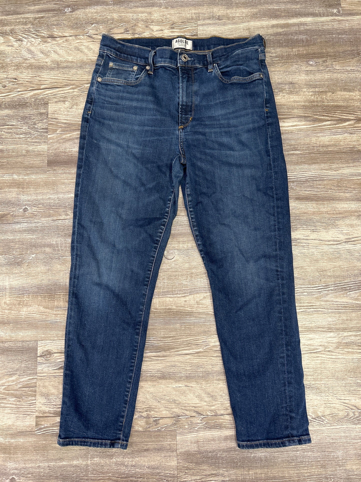 Blue Denim Jeans Designer Agolde, Size 12