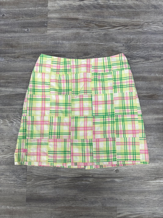 Green & Pink Skirt Midi Lilly Pulitzer, Size 2