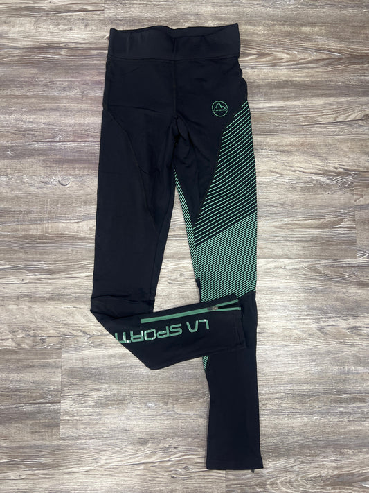 Athletic Leggings By Cmb In Black & Green, Size: Xs