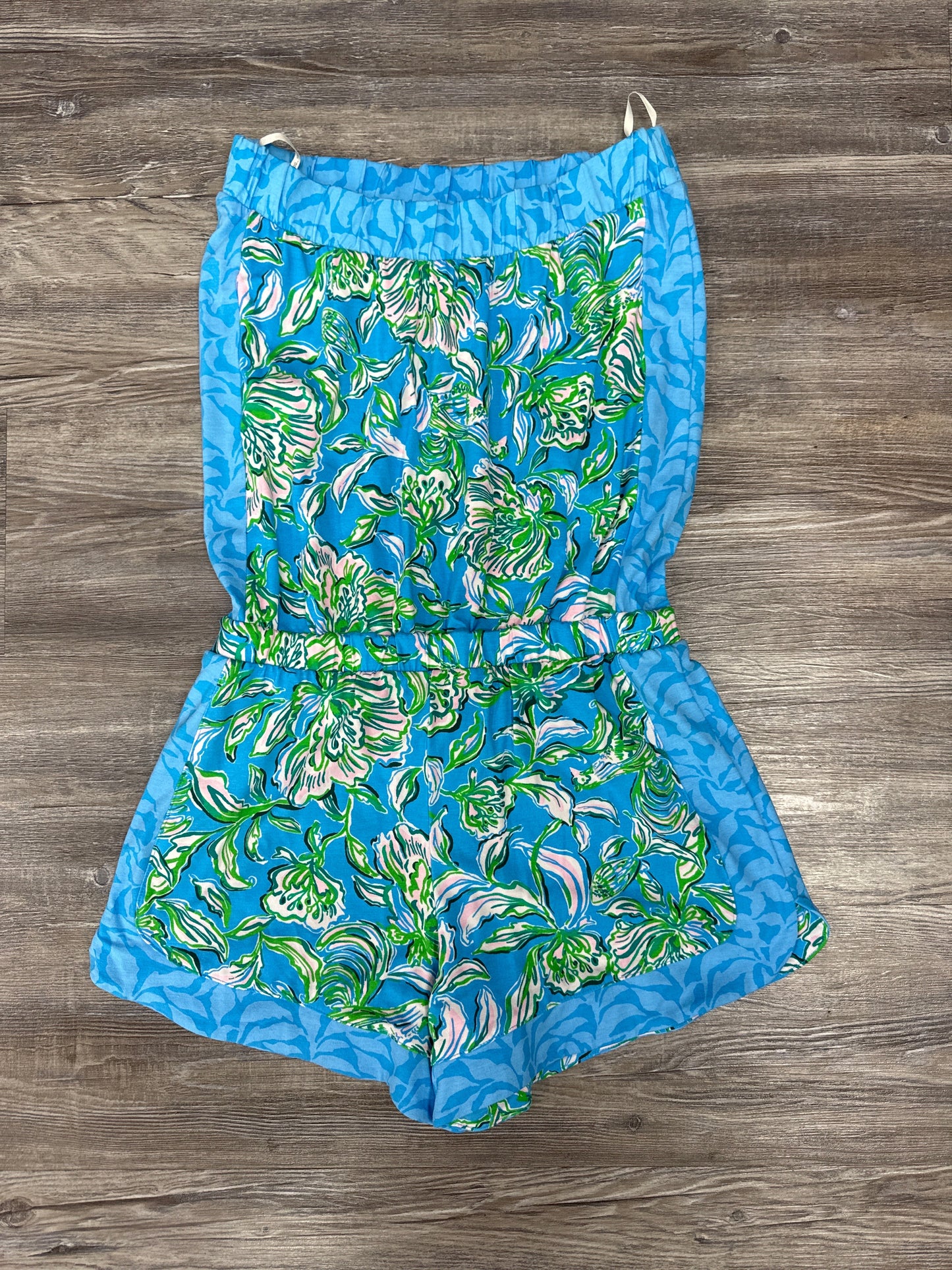 Romper By Lilly Pulitzer In Blue & Green, Size: Xs