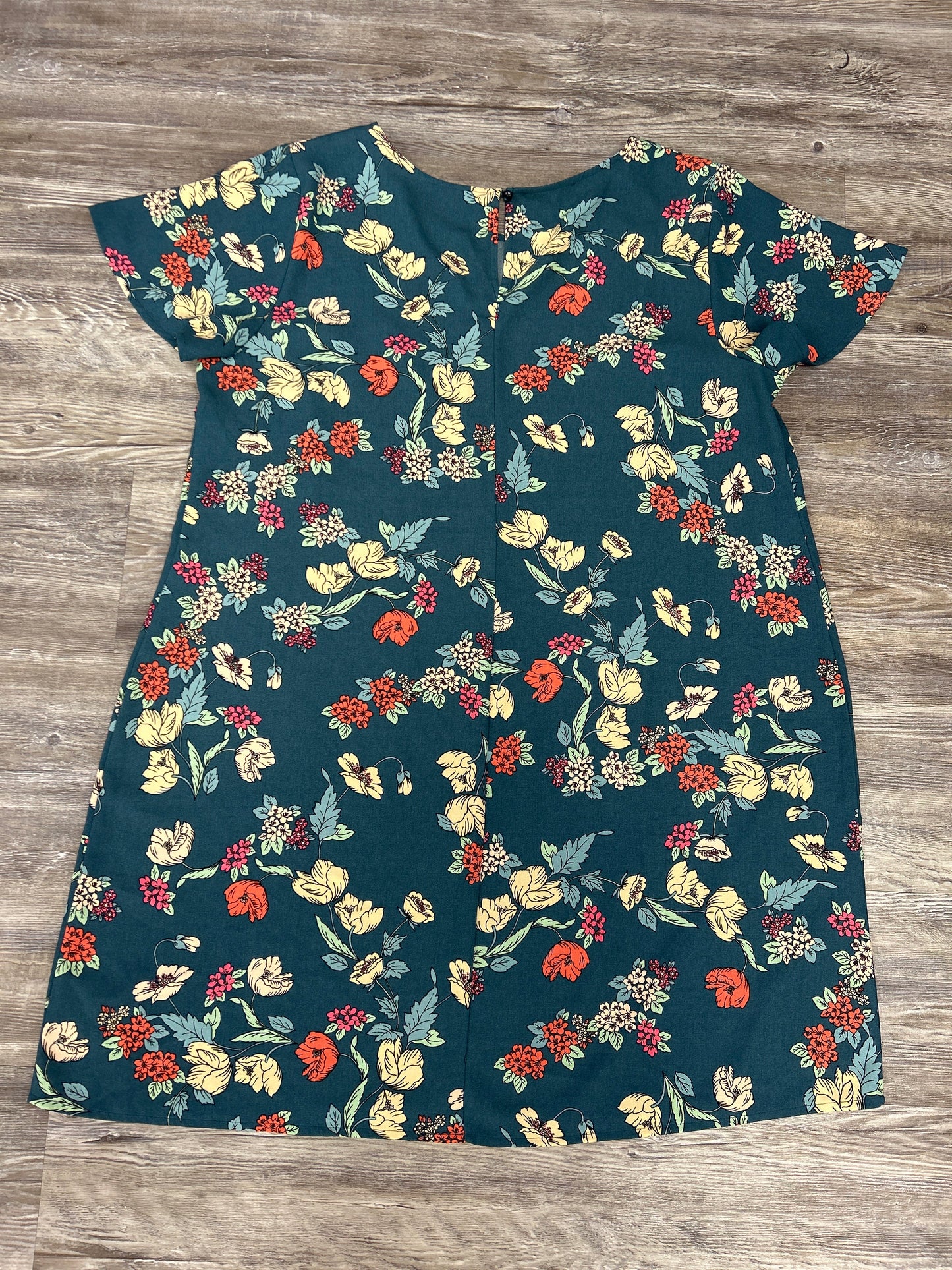 Dress Casual Midi By Maurices In Floral Print, Size: Xxl