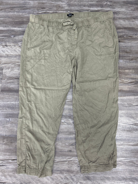 Pants Cargo & Utility By Jones And Co In Green, Size: 2x