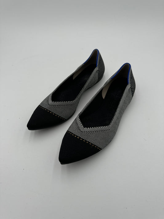 Shoes Flats By Rothys In Black, Size: 9.5