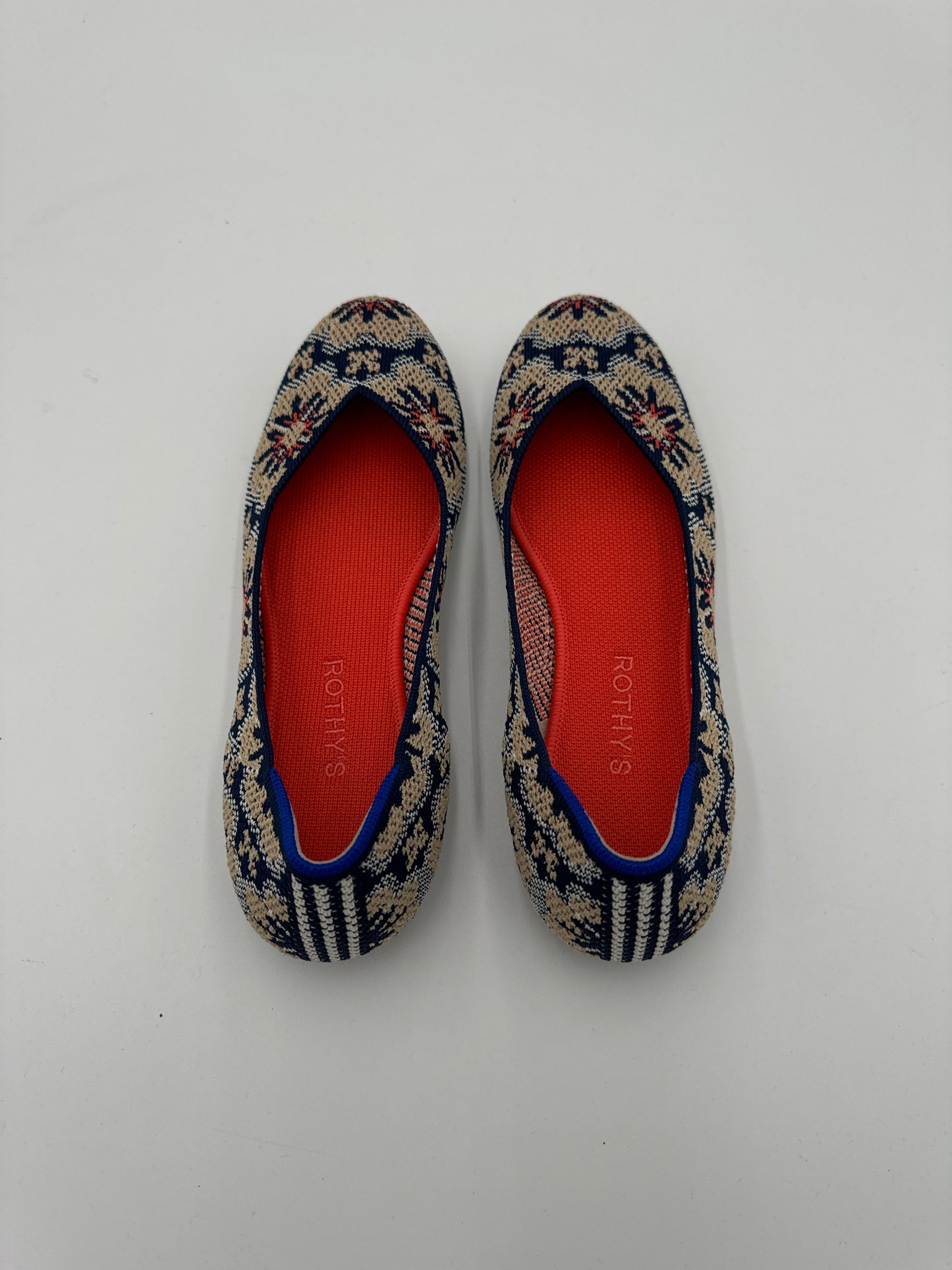 Shoes Flats By Rothys In Blue, Size: 9.5