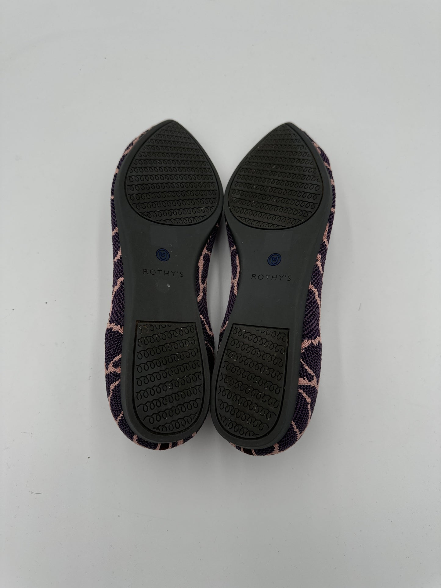 Shoes Flats By Rothys In Purple, Size: 9.5