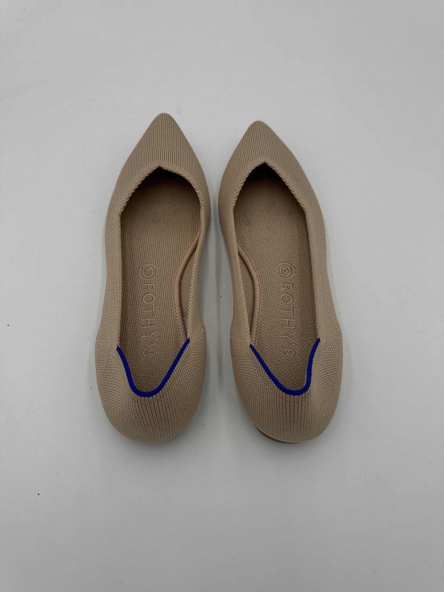 Shoes Flats By Rothys In Tan, Size: 9.5